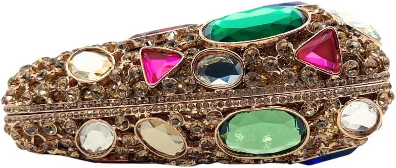 Luxury Evening Bag Gem Clutch Purse Crystal Prom Handbag Wedding Purse for Party