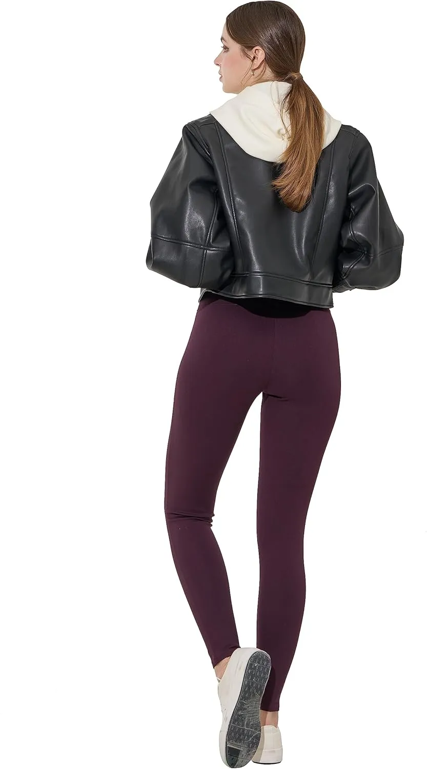 May You Be Women's mid-Rise Ponte Legging Pants