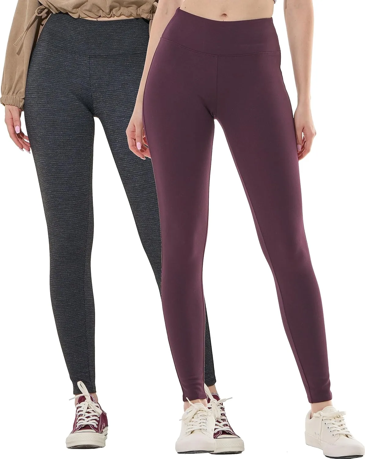 May You Be Women's mid-Rise Ponte Legging Pants