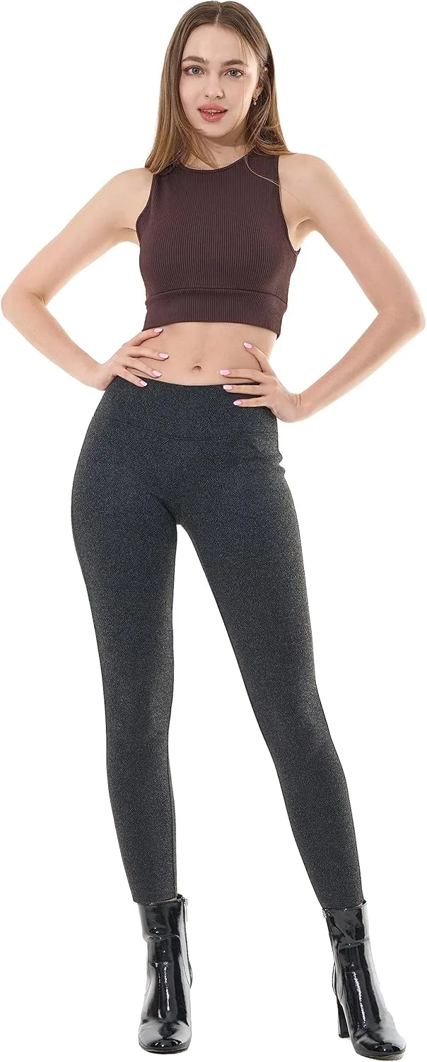 May You Be Women's mid-Rise Ponte Legging Pants
