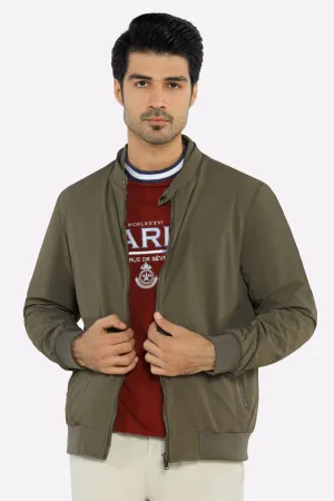 Men’s Lightweight Stretchable Olive Jacket
