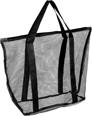 Mesh Beach Bag Large Tote for Women Beach Toy Organizer Family Tote Bag Comfortable Shoulder Strap