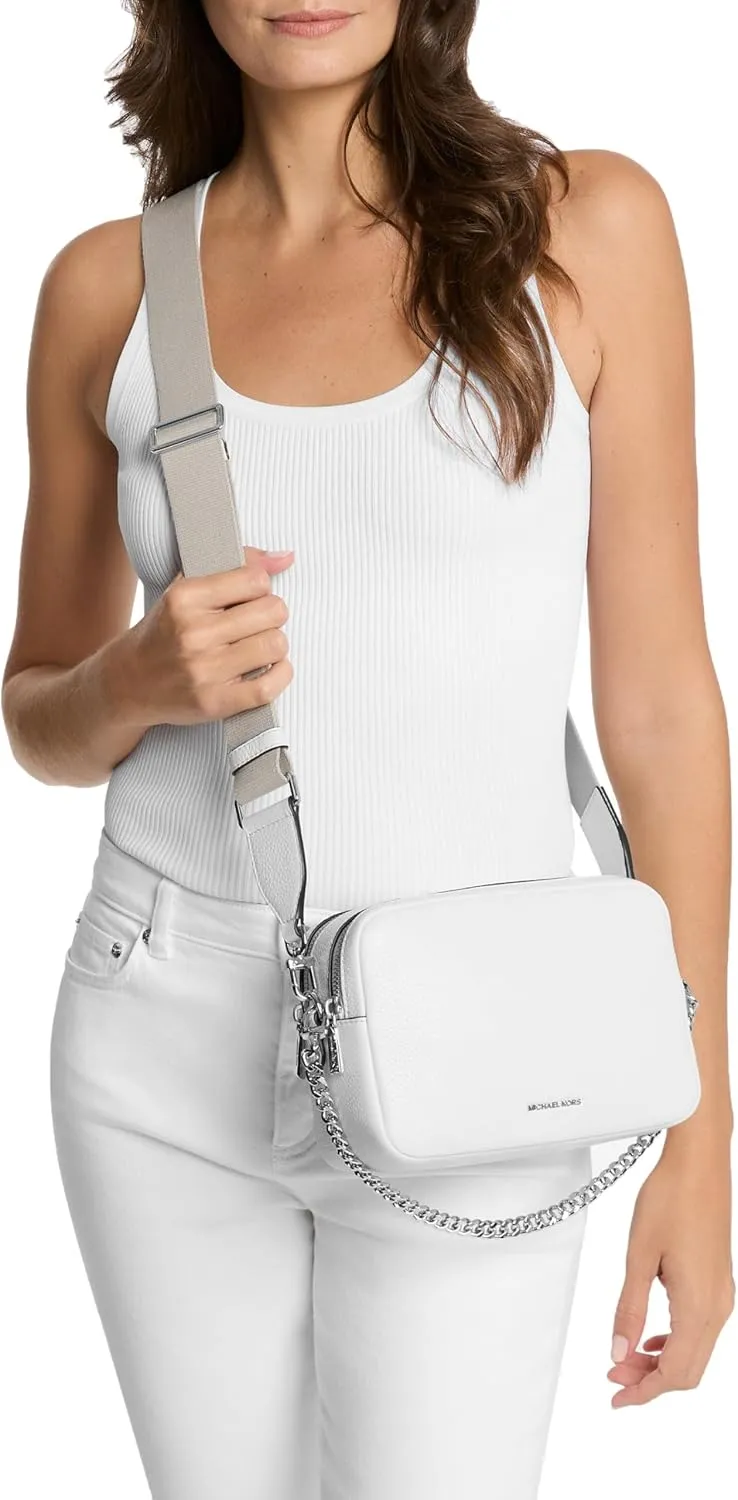 Michael Kors Bryant Medium Double Zip Chain Camera Crossbody Bag