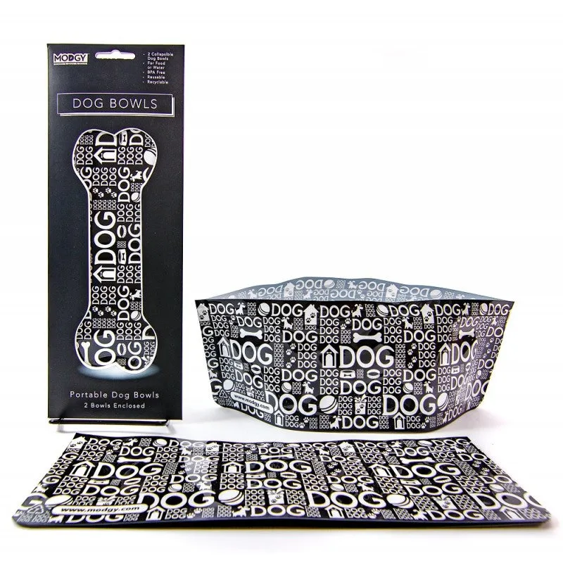 Modgy Portable Dog Bowls