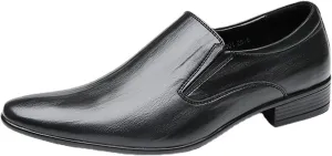 New Men's Loafers Burnished Toe Venetian Loafers Vegan Leather Slip Resistant Flat Heel Anti-slip Wedding Slip-ons