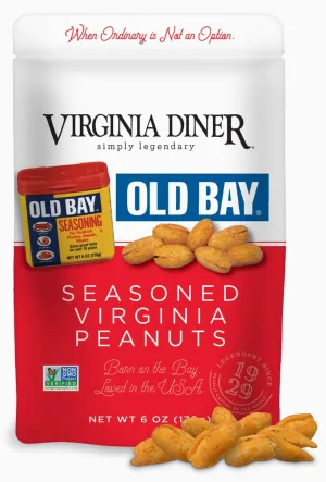 OLD BAY Seasoned Virginia Peanuts-6 oz. Stand-Up Pouch