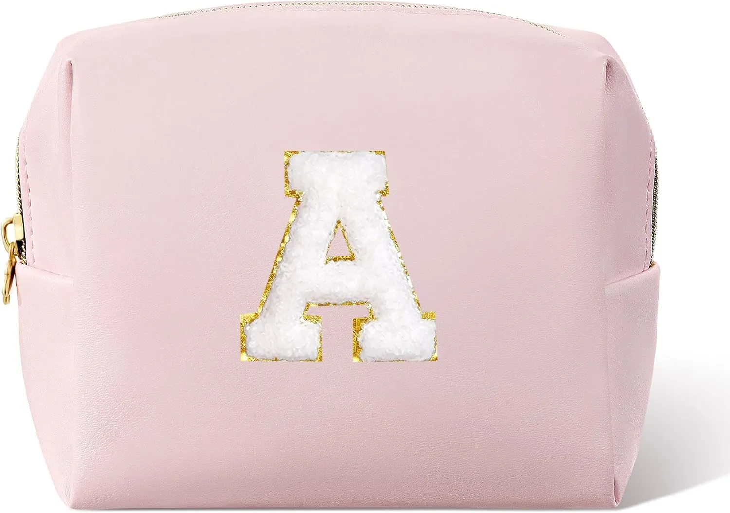 Pocmimut Birthday Gifts for Gifts,Personalized Initial Makeup Bag Cosmetic Pouch Toiletry Bag for Her Mom wife Teacher 18th Birthday Gifts for Girls,A