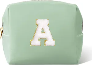 Pocmimut Birthday Gifts for Gifts,Personalized Initial Makeup Bag Cosmetic Pouch Toiletry Bag for Her Mom wife Teacher 18th Birthday Gifts for Girls,A