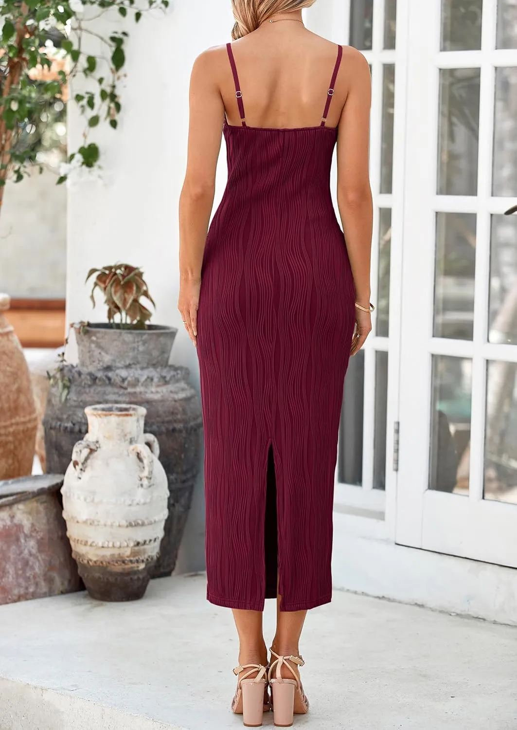 PRETTYGARDEN Womens Maxi Dress 2025 Summer Wedding Guest Dresses Spring Long Resort Wear Casual Bodycon Sun Dresses
