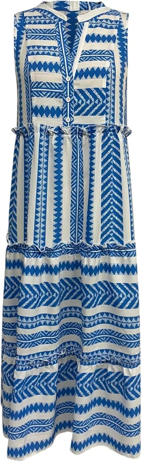 PTOLOCIF Casual Summer Dresses for Women Homecoming Dresses Women's Casual Beach Vacation Dress Fall Midi Dress