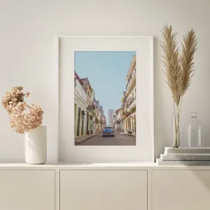 "Powder Blue Beauty in Cuba" | Matted Print