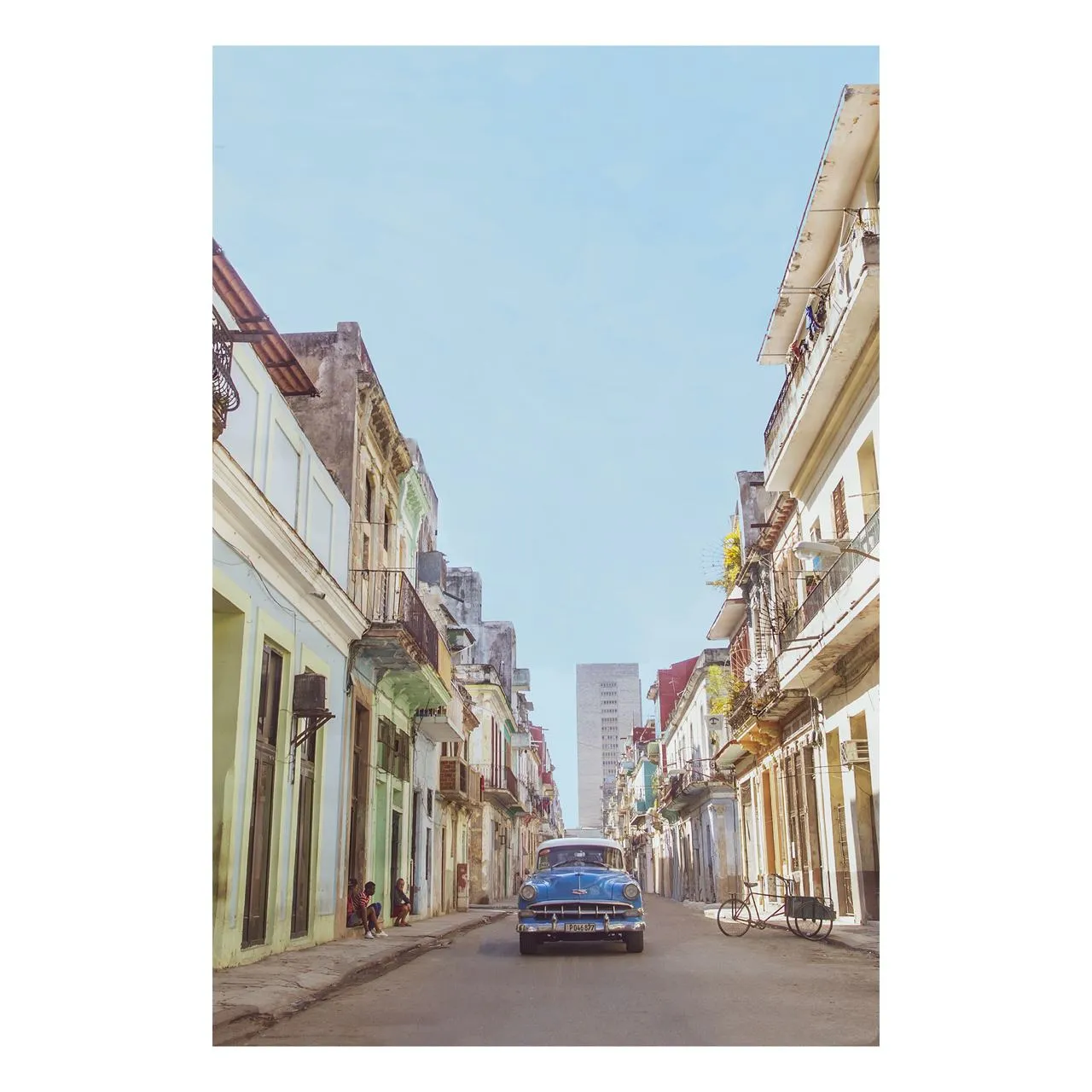 "Powder Blue Beauty in Cuba" | Matted Print