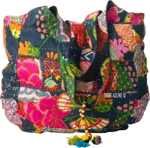 Red Colorful Large Women Shoulder Bag Tote Market School Laptop Daily Casual Everyday Comfortable Boho
