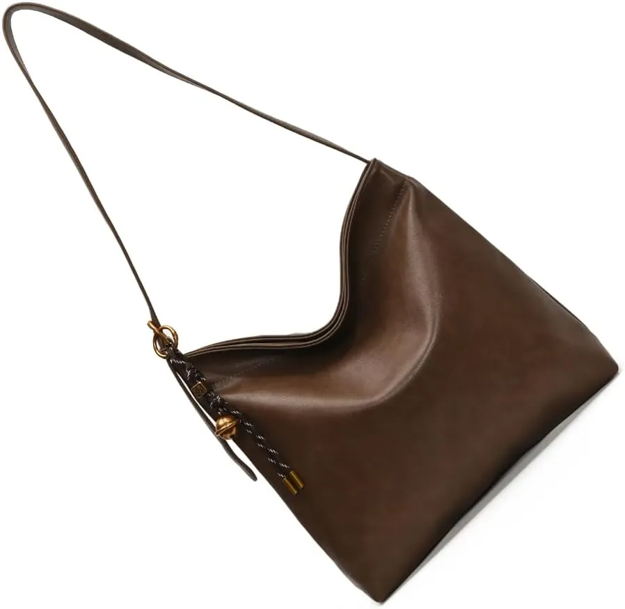Retro Commuting Bag With Comfortable Strap And Spacious Interior Shoulder Purse Fashion Bucket Bags For Professionals