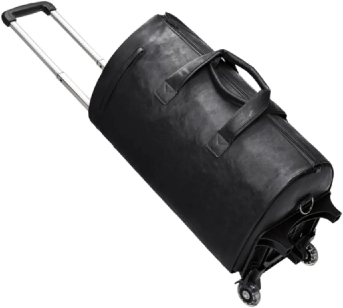 Rolling Garment Bag with Wheels for Travel Handbag Business Carry on Garment Bag, Black