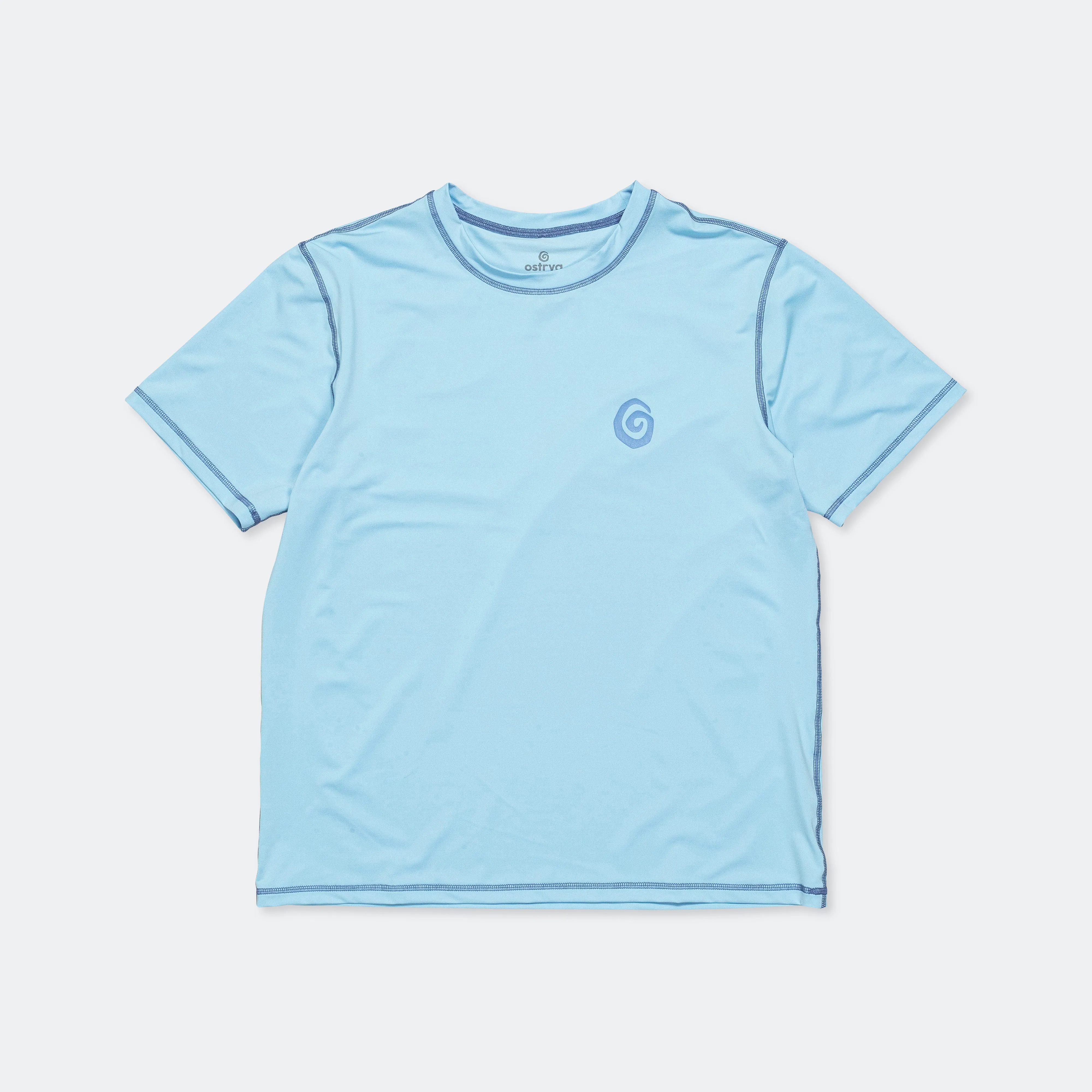 Sidecar Pique Active Tee - Sky