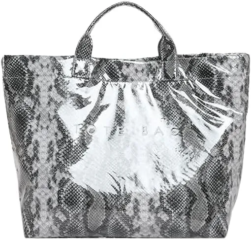 Snake Print PU Handbag - Stylish Hobo Purse for Women