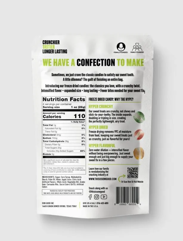 Sow Good Freeze Dried Sour Spheres