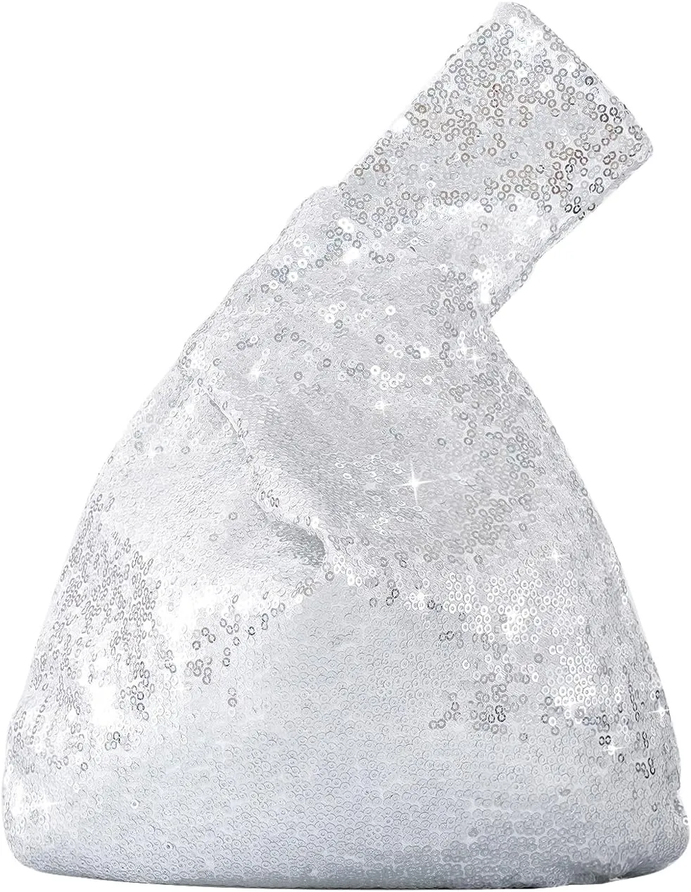 SquarePie Sequin Evening Bag Wrist Handbag Glitter Clutch Phone Wallet Purse Portable Pouch