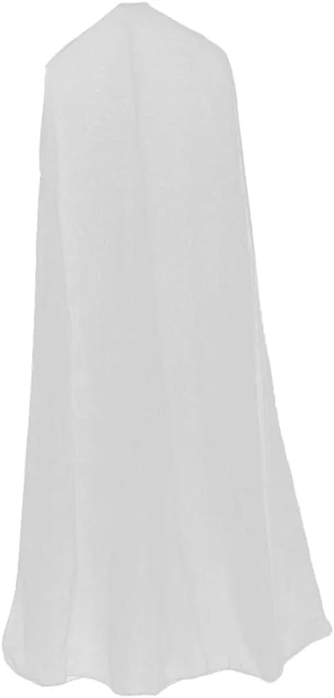 Stylish Wedding Dress Garment Bag - Pack of 2-5, Long Length 6m/8m, White, 2 Pcs
