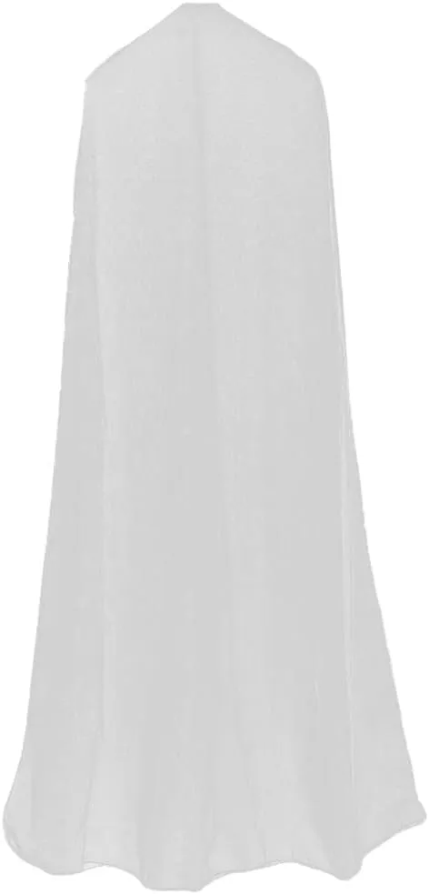 Stylish Wedding Dress Garment Bag - Pack of 2-5, Long Length 6m/8m, White, 2 Pcs