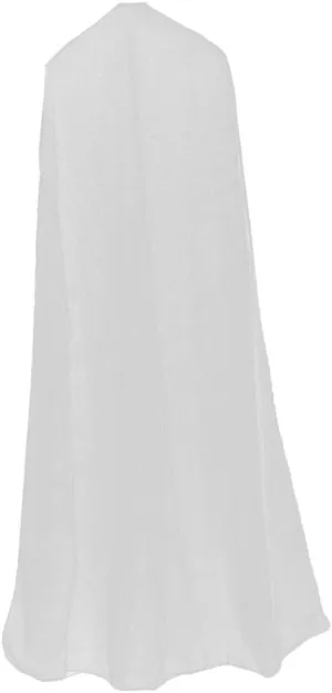 Stylish Wedding Dress Garment Bag - Pack of 2-5, Long Length 6m/8m, White, 2 Pcs