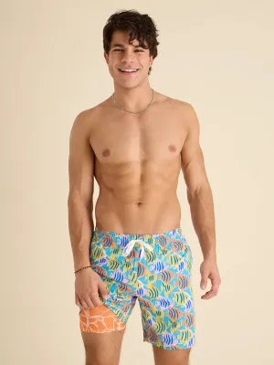 The Fish Tanks 7" (Classic Lined Swim Trunk)