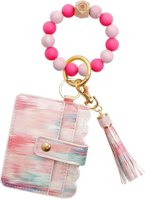 Waterproof Wristlet Wallet Bracelet - Comfortable Key & Card Holder for Women, Driving License, Credit Cards