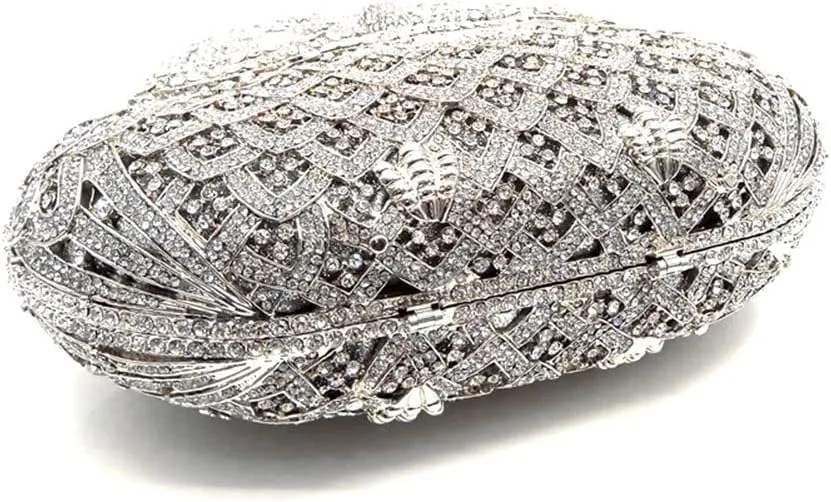 Women Cute Cartoon Rhinestone Evening Handbag Luxury Crystal Clutch Purse Owl Party Prom Evening Bag
