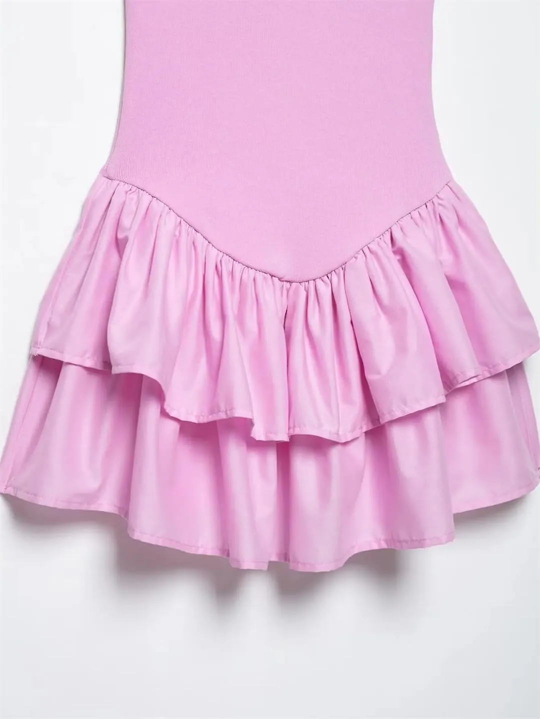 Women Deep V-Neck Mini Dress Sexy Sleeveless Backless Pleated Elastic Beach Slim Party Dresses