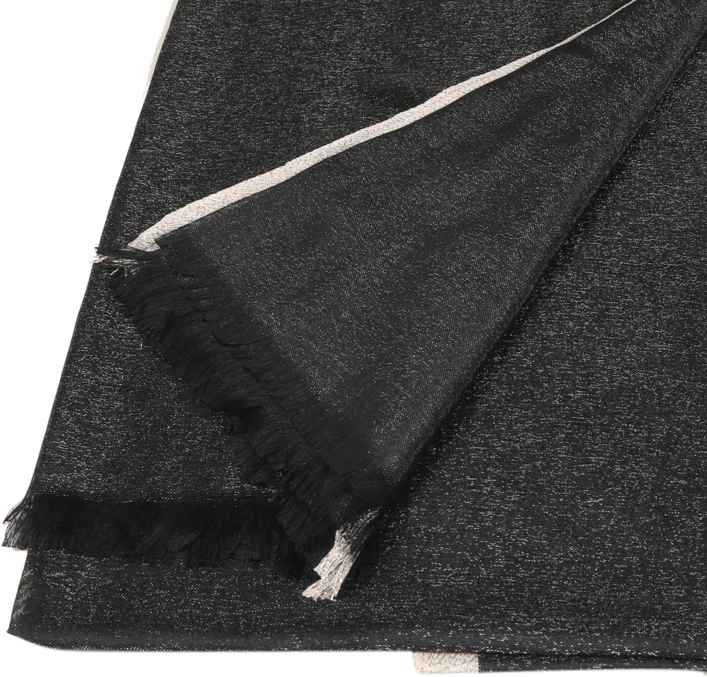 Women Shimmer Chiffon Pashmina Wedding Metallic Sparkle Party Formal Shawls and Wraps for Evening Dresses