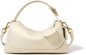 Women's Genuine Leather Handbag Stylish Shoulder Crossbody Armpit Bag Pillow Bag Versatile Hand Carry Hobo Togo Stylish