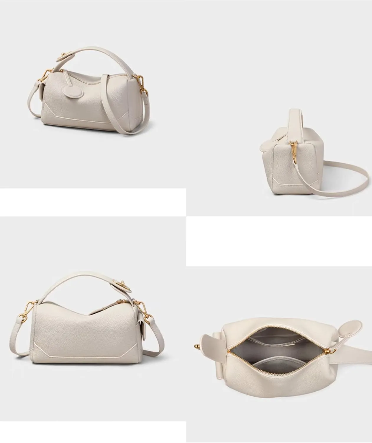 Women's Genuine Leather Handbag Stylish Shoulder Crossbody Armpit Bag Pillow Bag Versatile Hand Carry Hobo Togo Stylish