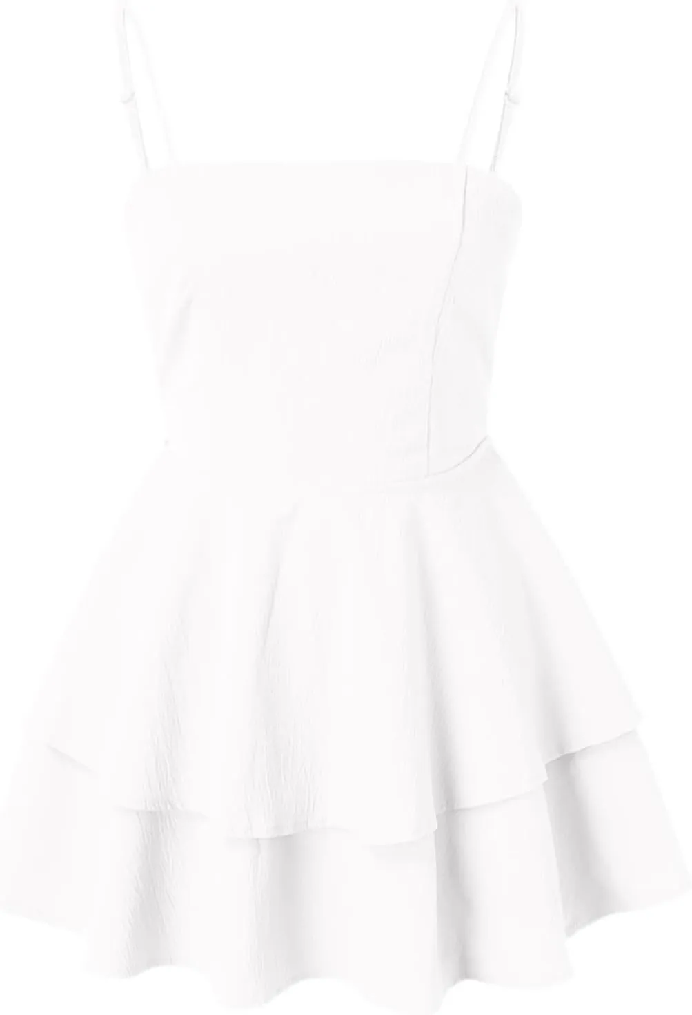 Womens Summer Dress Beach Casual Loose Tshirt Square Neck Strap Mini Dresses Back Bowknot Sun Dresses for Women