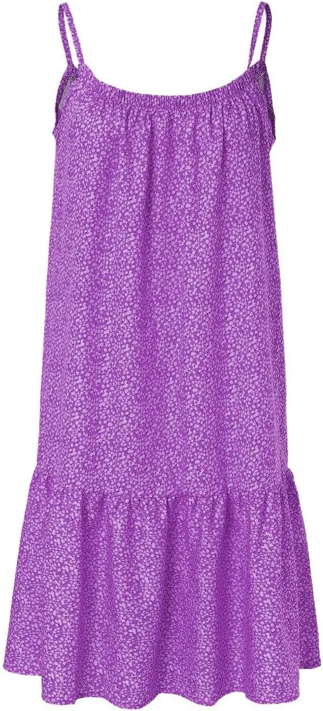 Womens Summer Dresses Loose U Neck Sleeveless Sundresses Beach Cute Teen Short 2025 Trendy Outfits