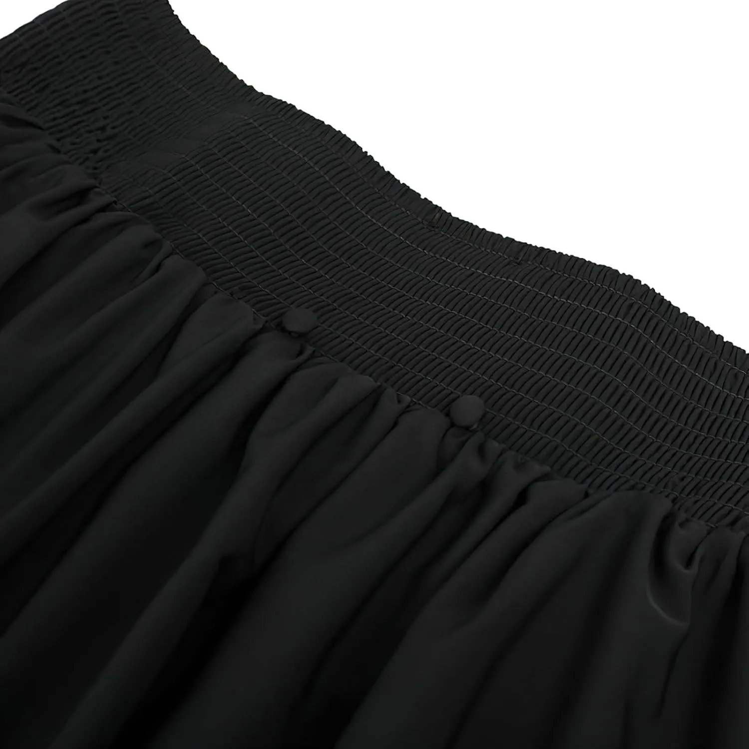Women's Vintage Gothic Victorian Skirt with Multi-Layer Ruffles High Waist Medieval Renaissance Skirts Goth Maxi Skirts